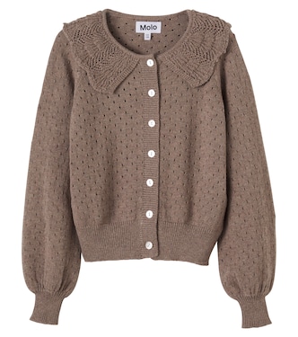 Glow cotton and wool cardigan | Molo