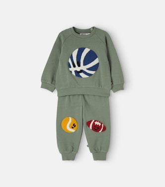 Baby Disc sweatshirt and Simeon sweatpants set | Molo