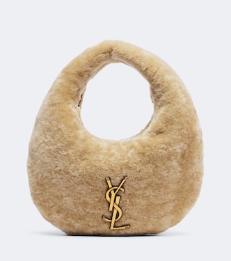 Icarino shearling top-handle bag | Saint Laurent