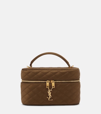 Gaby Mini quilted satin vanity bag | Saint Laurent