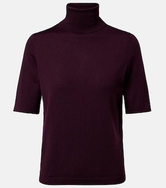 Turtleneck virgin wool sweater | Jardin des Orangers