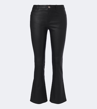 Dean flared leather pants | Stouls
