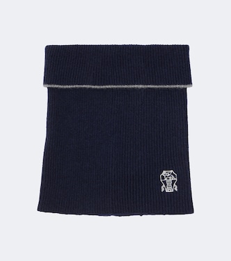 Logo cashmere snood | Brunello Cucinelli