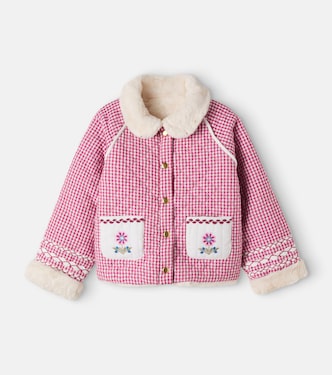 Jasmina reversible embroidered cotton jacket | Louise Misha