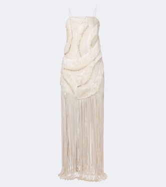 Embellished fringed minidress | Xu Zhi