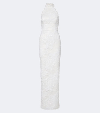 Medici sequined halterneck gown | Rebecca Vallance