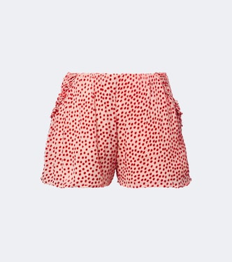 Elise polka-dot ruffled shorts | Posse
