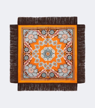 Chamberlain reversible silk scarf | La DoubleJ