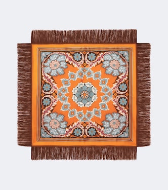 Chamberlain reversible silk scarf | La DoubleJ