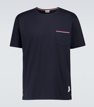 Short-sleeved cotton T-shirt | Thom Browne