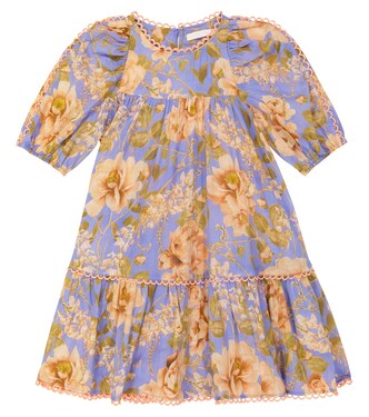 Rosa floral cotton dress | Zimmermann Kids
