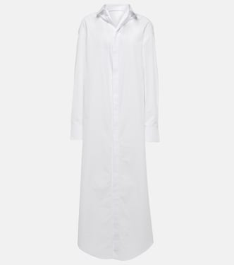Hemdblusenkleid aus Baumwollpopeline | Alaïa