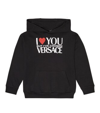 Hoodie aus Baumwoll-Jersey | Versace Kids