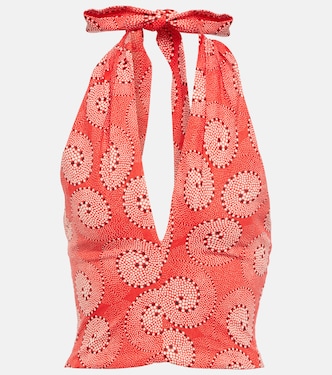 Bedrucktes Cropped-Top Kai | Staud