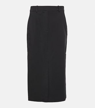 Wool-blend pencil skirt | CO