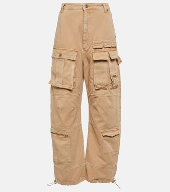 High-Rise-Cargohose aus Denim | Sportmax