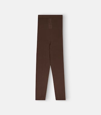 Wool-blend leggings | Rick Owens Kids
