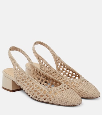 Nova Tarragona leather slingback pumps | Souliers Martinez