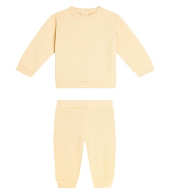 Baby cotton sweatshirt and sweatpants set | Balmain Kids