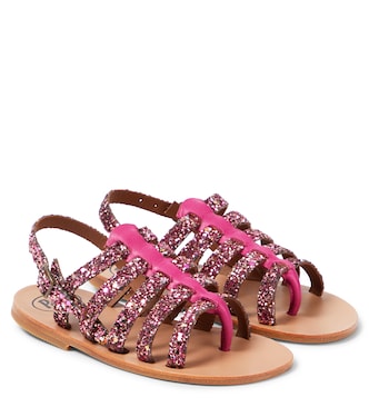 Galassia glitter leather sandals  | PèPè