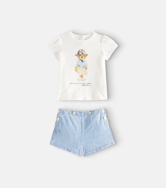 Bébé – Set t-shirt et short Polo Bear en coton | Polo Ralph Lauren Kids