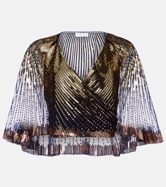 Sequined crop top | Rabanne