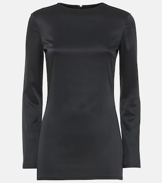 Vlad satin cady top | Khaite