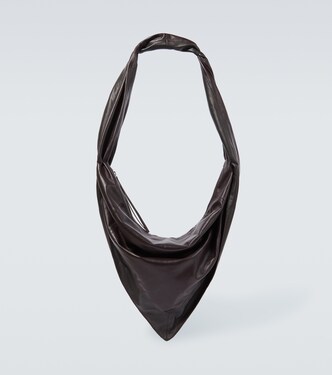Scarf leather shoulder bag | Lemaire