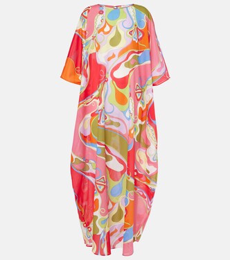 Orchidee cotton muslin kaftan | Pucci
