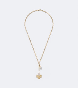 True Love 18kt gold pendant necklace with diamonds | FoundRae