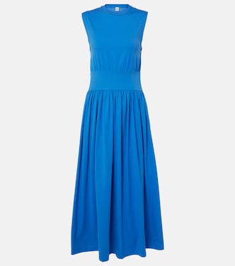 Cotton jersey midi dress | Toteme