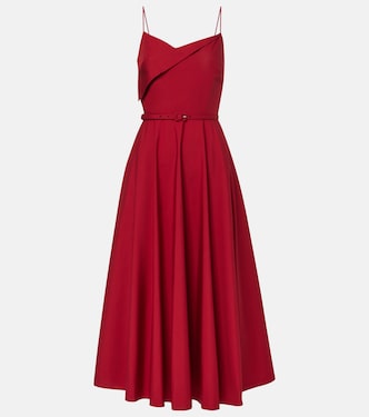 Cotton poplin midi dress | Roland Mouret
