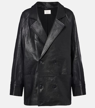 Oversize-Lederjacke | Frame