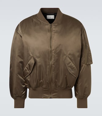 Padded twill bomber jacket | Saint Laurent