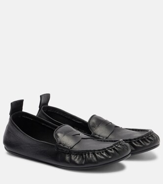 Leather penny loafers | Acne Studios