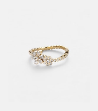 Cosmos Fleur 18kt gold ring with diamonds  | Sophie Bille Brahe