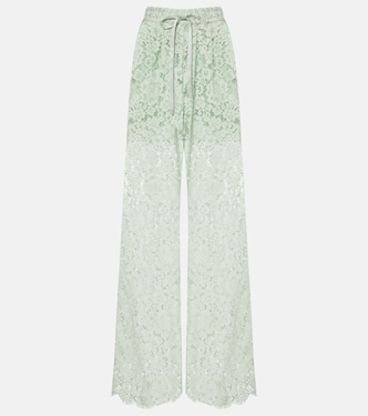Lace wide-leg pants | Dolce&Gabbana