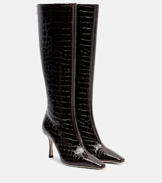Stiefel Agathe 85 aus Lackleder | Jimmy Choo