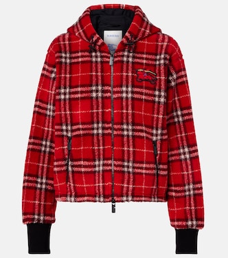 Chaqueta en mezcla de lana con Burberry Check | Burberry