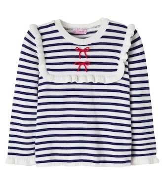 Candela striped cotton sweater | La Coqueta