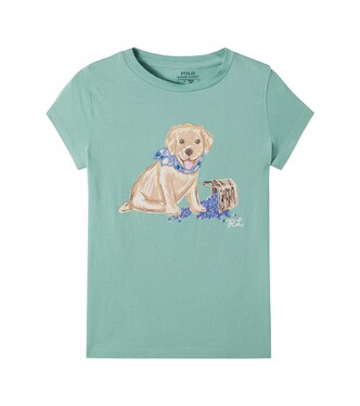 Printed cotton jersey T-shirt | Polo Ralph Lauren Kids