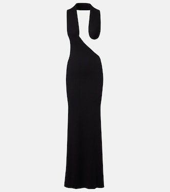 Impossible asymmetric jersey gown | Tom Ford