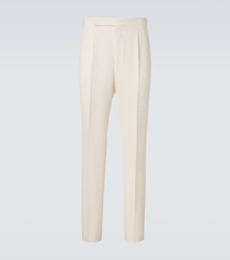 Pietro silk and cotton-blend suit pants | Umit Benan