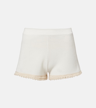 Crochet cotton shorts | Stella McCartney