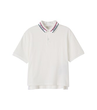 Cotton-blend polo shirt | Gucci Kids