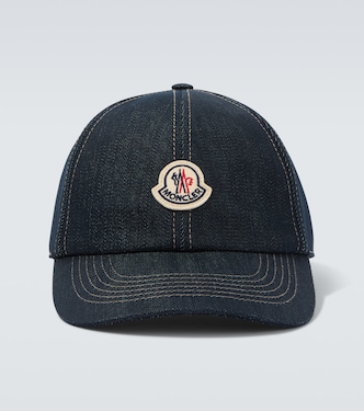 Logo denim baseball cap | Moncler