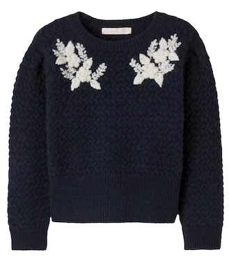 Stefania floral sweater | C'era Una Volta