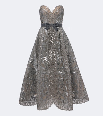 Abito bustier in tulle | Elie Saab