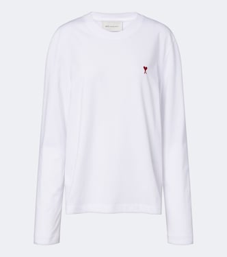 T-Shirt Ami de Cœur aus Baumwoll-Jersey | Ami Paris