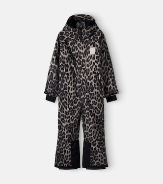 Hux leopard-print ski suit | Molo